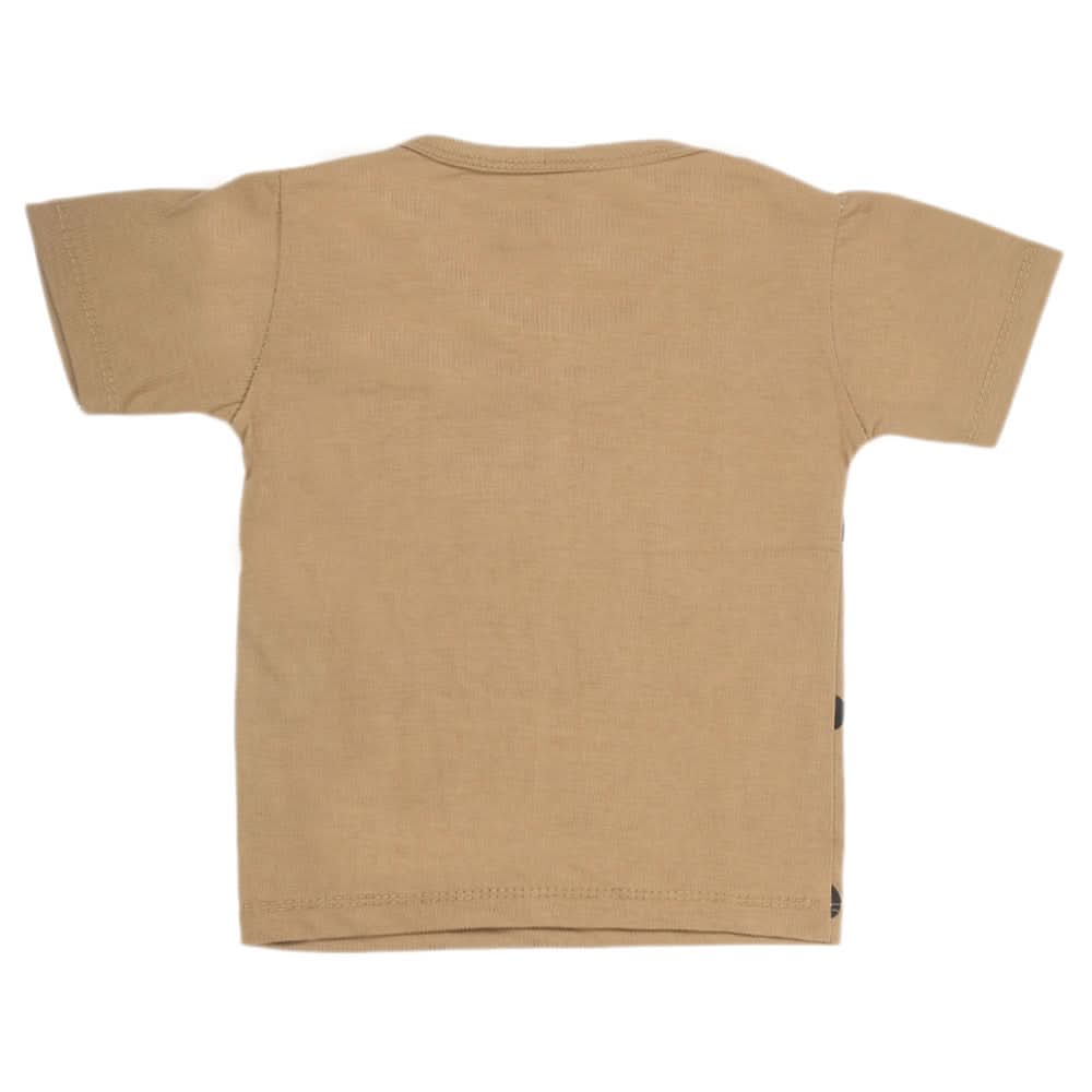Boys Half Sleeves T-Shirt - Brown, Kids, Boys T-Shirts, Chase Value, Chase Value
