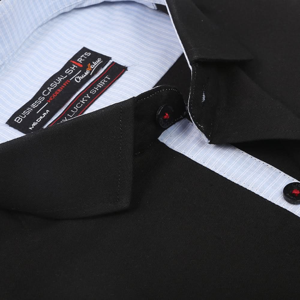 Men's Business Casual Shirt - Black, Men, Shirts, Chase Value, Chase Value