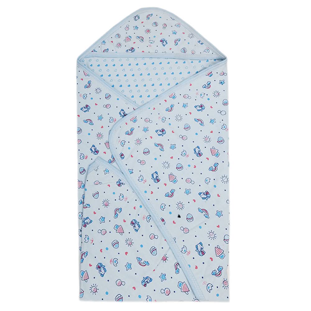 Newborn Baby Wrapping Sheet - Blue, Newborn Baby Accessories, Chase Value, Chase Value