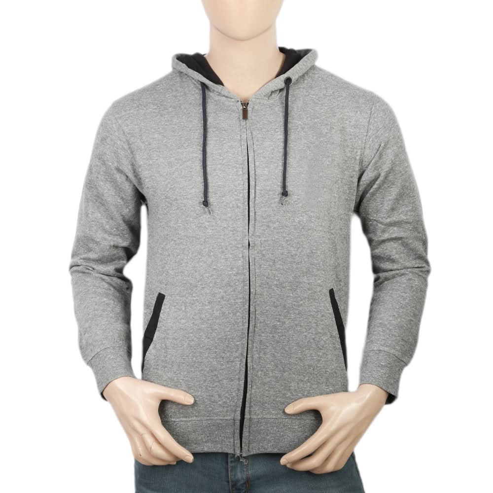 Men's Fleece Zip Jacket - Dark Grey, Men, Jackets and Hoodies, Chase Value, Chase Value