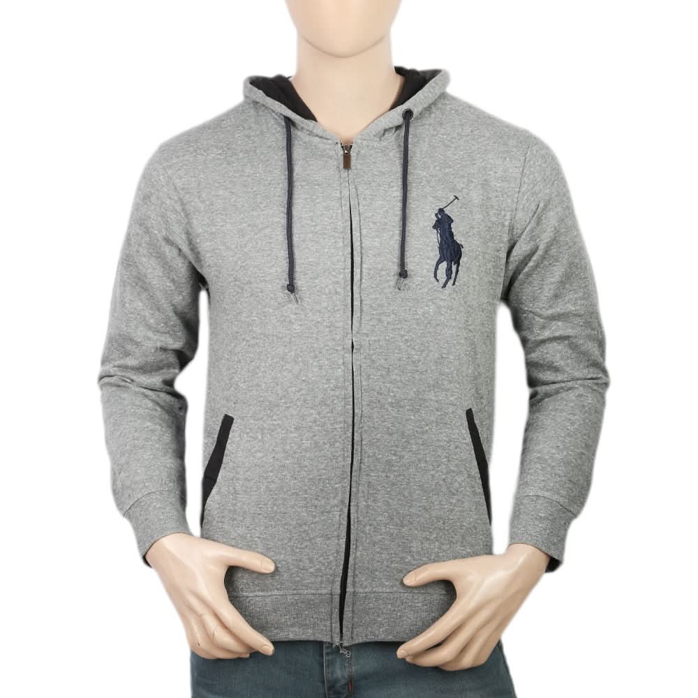Men's Fleece Zip Jacket - Dark Grey, Men, Jackets and Hoodies, Chase Value, Chase Value