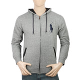 Men's Fleece Zip Jacket - Dark Grey, Men, Jackets and Hoodies, Chase Value, Chase Value