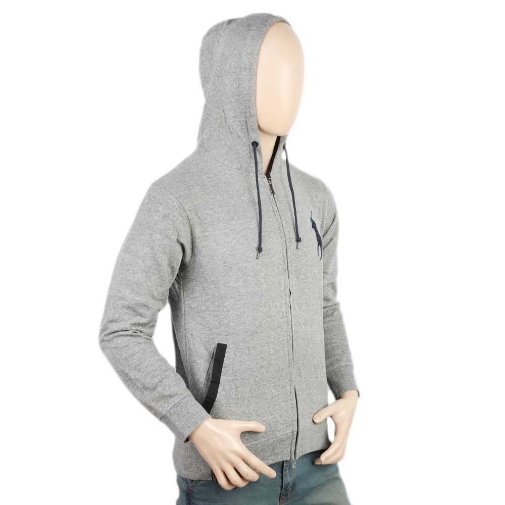 Men's Fleece Zip Jacket - Dark Grey, Men, Jackets and Hoodies, Chase Value, Chase Value