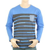 Men’s Full Slevees T-Shirt - Blue, Men's T-Shirts & Polos, Chase Value, Chase Value