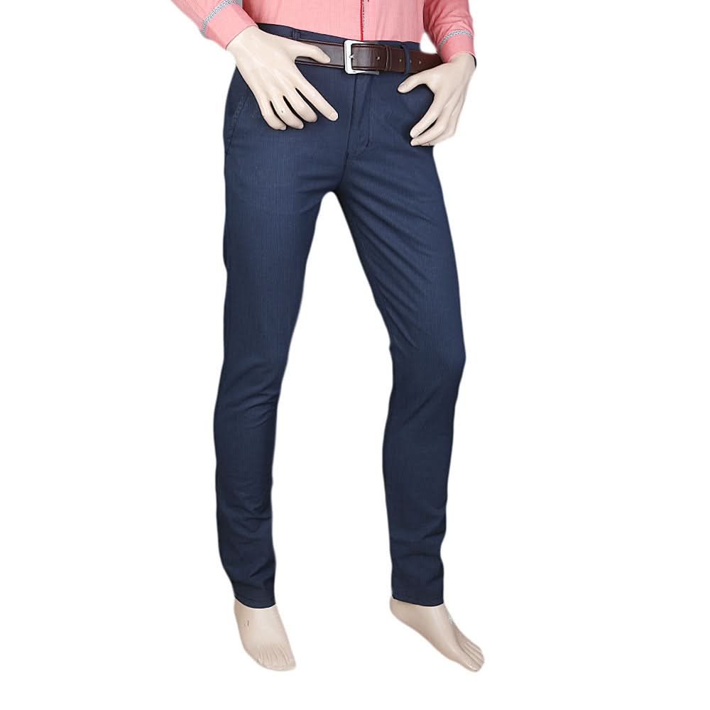 Pull & Bear Cotton Chino Pant For Men - Navy Blue, Men, Casual Pants And Jeans, Chase Value, Chase Value