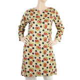Mahnoor Printed Un-Stitched 1pcs Cotton Kurti - 07, Women, Unstitched Kurti, United Textiles, Chase Value