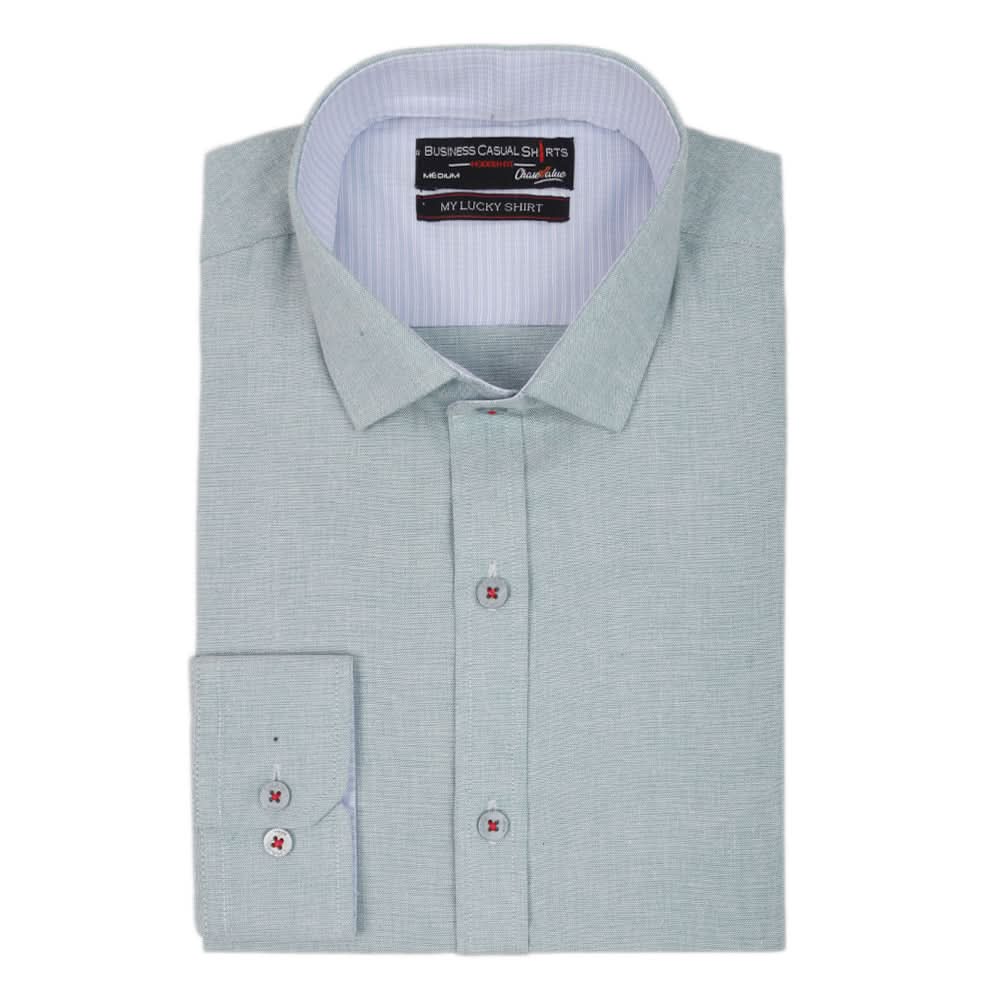 Men's Business Casual Shirt - Light Green, Men, Shirts, Chase Value, Chase Value