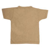 Boys Half Sleeves T-Shirt - Khaki, Kids, Boys T-Shirts, Chase Value, Chase Value