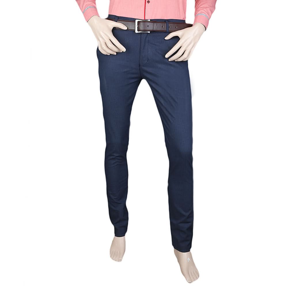 Pull & Bear Cotton Chino Pant For Men - Navy Blue, Men, Casual Pants And Jeans, Chase Value, Chase Value