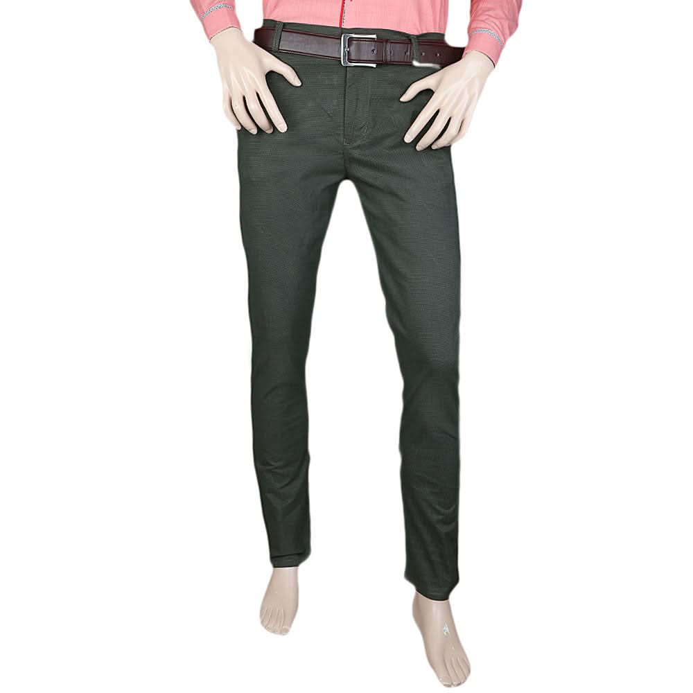 Pull & Bear Cotton Chino Pant For Men - Olive Green, Men, Casual Pants And Jeans, Chase Value, Chase Value