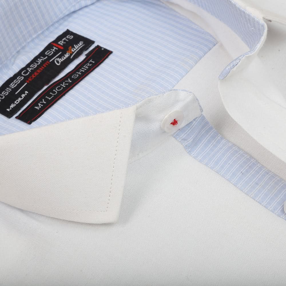 Men's Business Casual Shirt - White, Men, Shirts, Chase Value, Chase Value