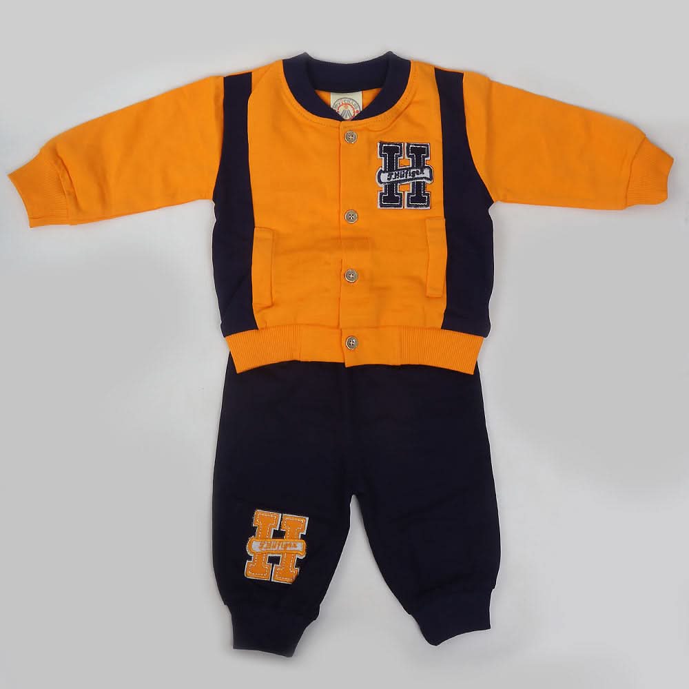 Newborn Boy Full Sleeves Suit 5131 - Yellow, Kids, NB Boys Sets And Suits, Chase Value, Chase Value