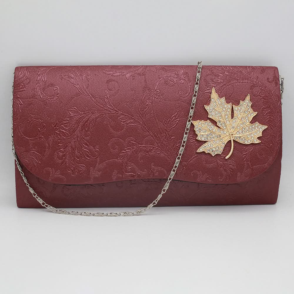 Women's Clutch 174 - Maroon, Women, Clutches, Chase Value, Chase Value