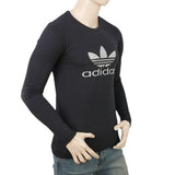Men's Full Sleeves Printed T-Shirt - Black, Men, T-Shirts And Polos, Chase Value, Chase Value
