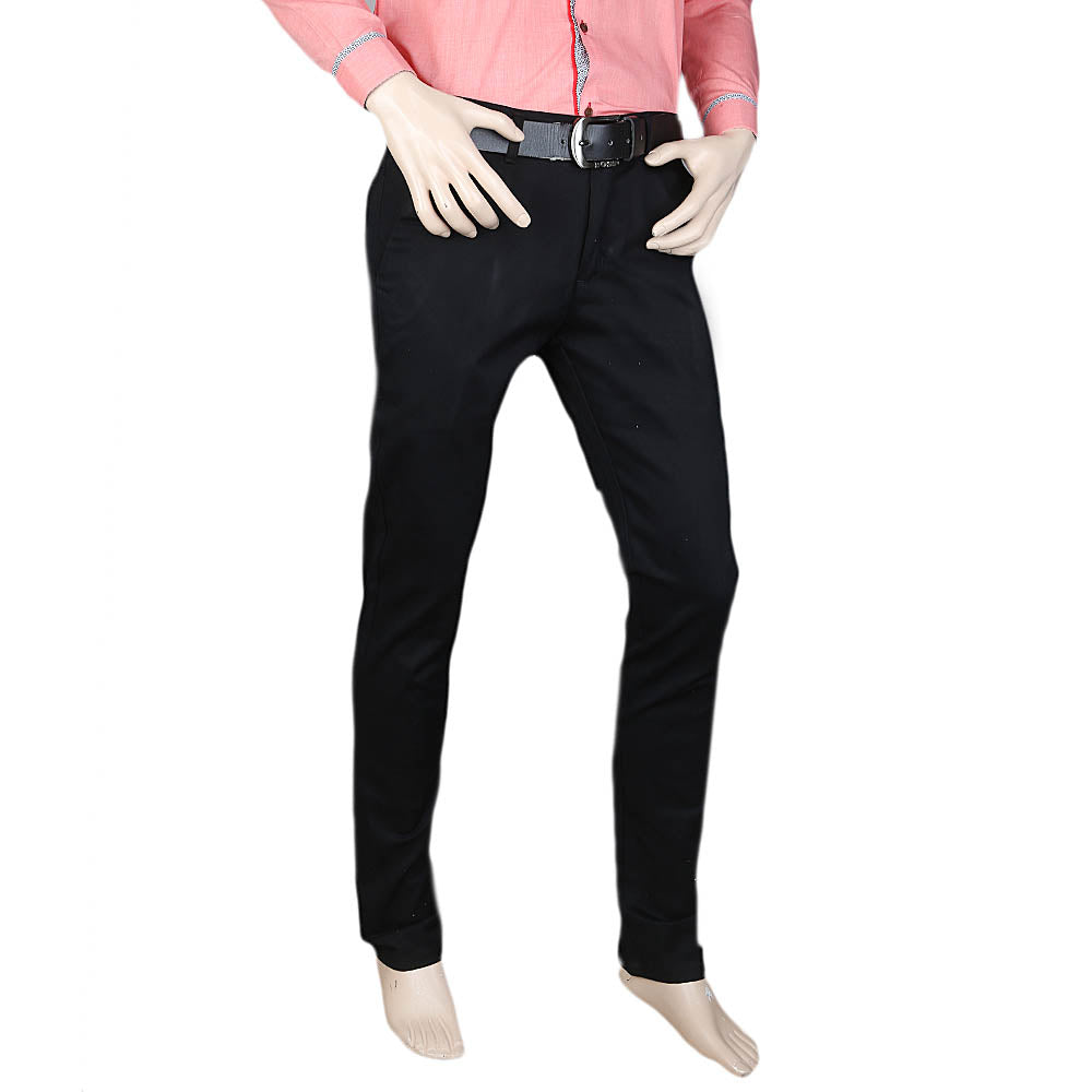 Mens Zara Men Fancy Cotton Chino Pant - Black, Men, Casual Pants And Jeans, Chase Value, Chase Value