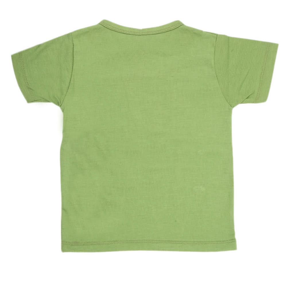 Boys Half Sleeves T-Shirt - Green, Kids, Boys T-Shirts, Chase Value, Chase Value