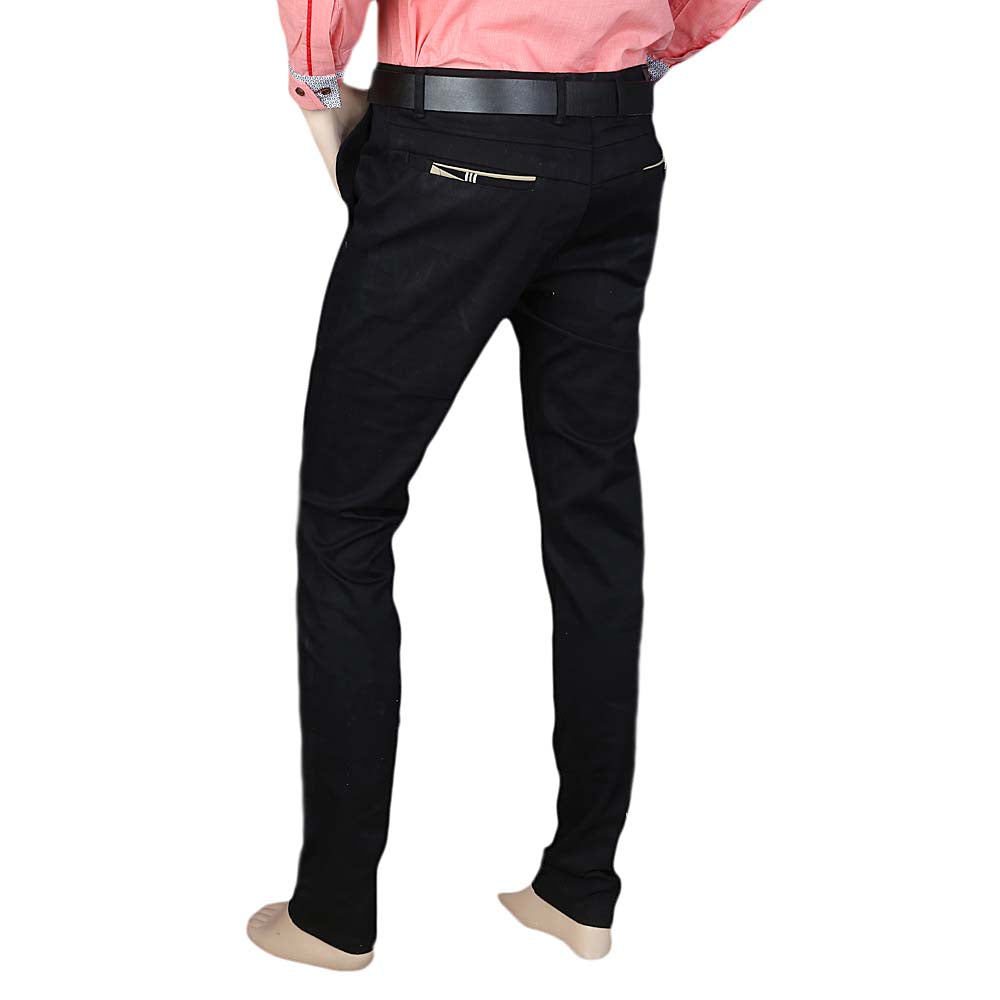 Mens Zara Men Fancy Cotton Chino Pant - Black, Men, Casual Pants And Jeans, Chase Value, Chase Value