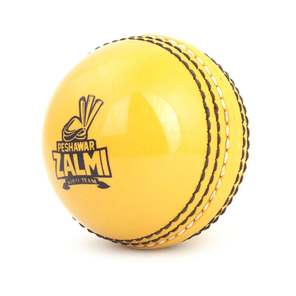 Peshawar Zalmi Rubber Cricket Ball - Yellow, Kids, Sports, Chase Value, Chase Value