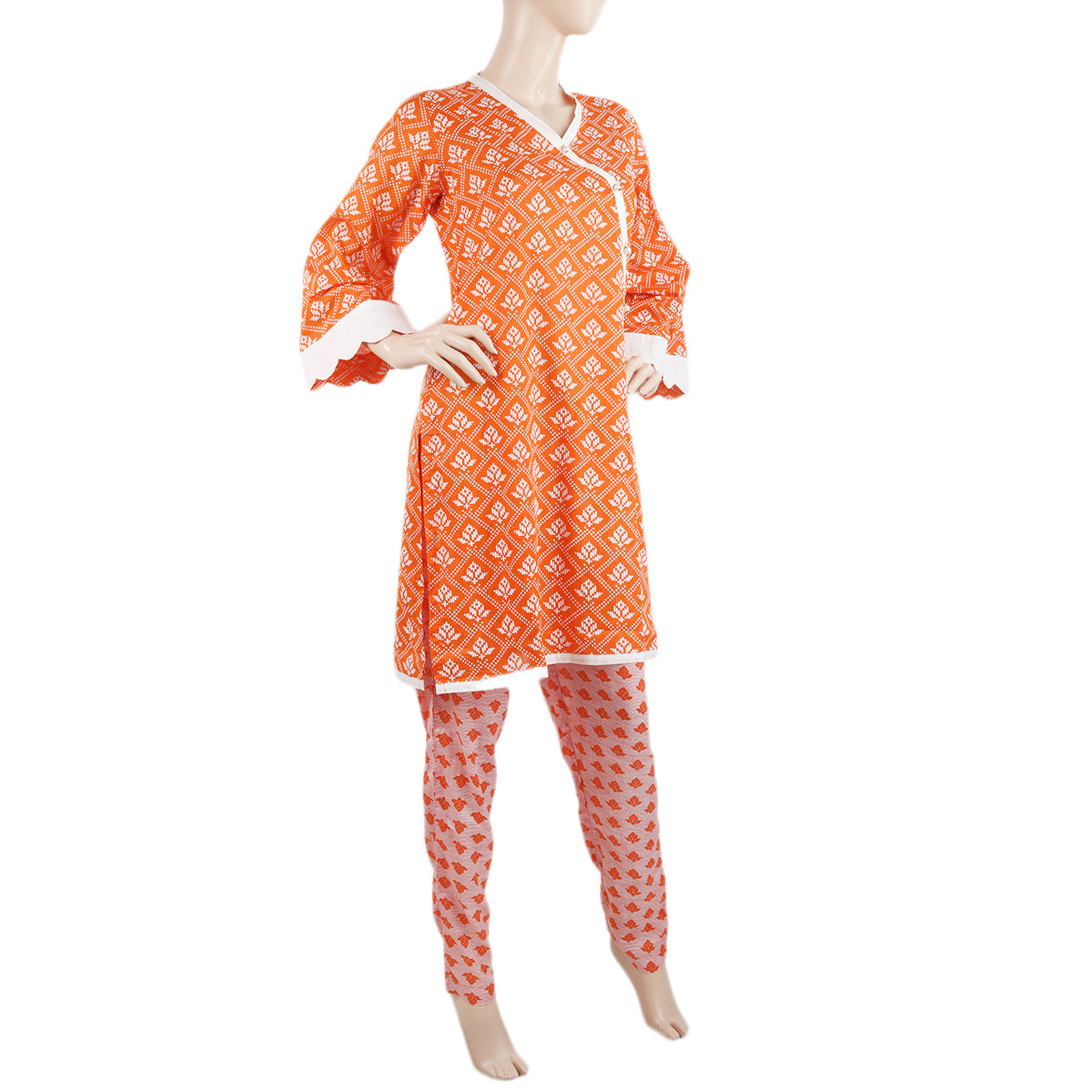 Karizma Printed Lawn 2 Pcs Un-Stitched Suit - 4A, Women, 2Pcs Shalwar Suit, United Textiles, Chase Value