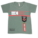 Boys Half Sleeves T-Shirt - Green, Kids, Boys T-Shirts, Chase Value, Chase Value