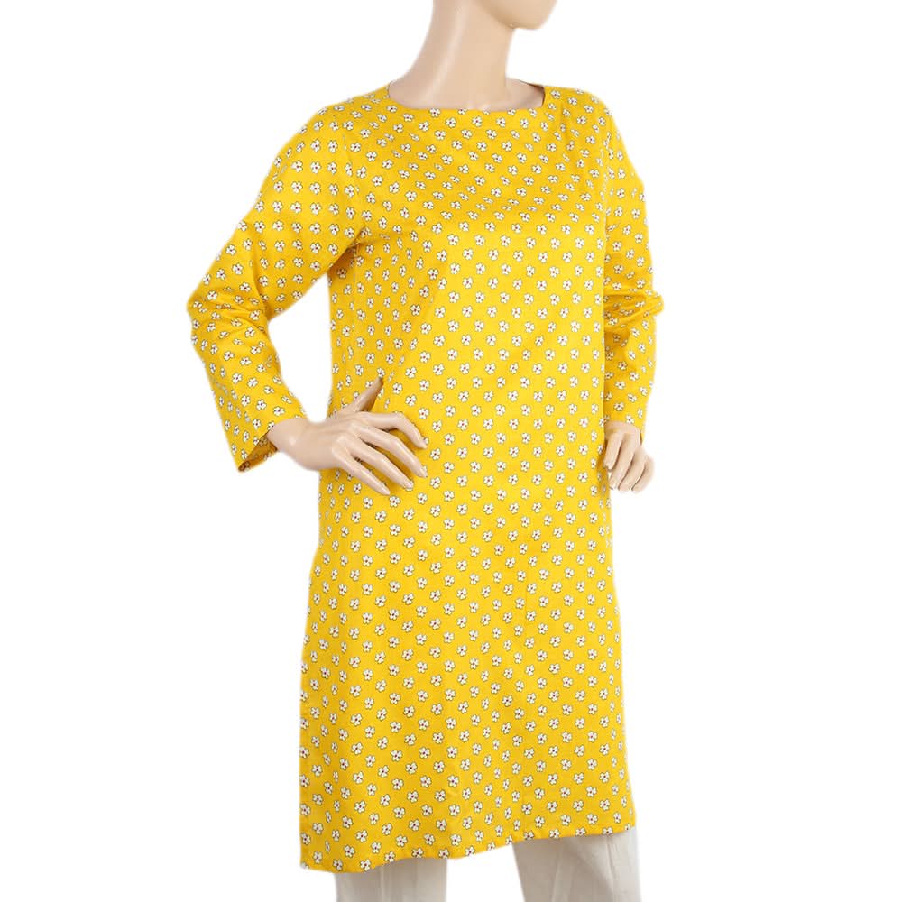 Mahnoor Printed Un-Stitched 1pcs Cotton Kurti - 08, Women, Unstitched Kurti, United Textiles, Chase Value