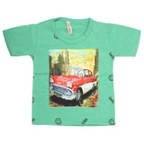Boys Half Sleeves T-Shirt - Green, Kids, Boys T-Shirts, Chase Value, Chase Value