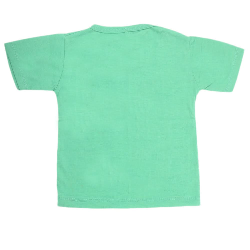 Boys Half Sleeves T-Shirt - Green, Kids, Boys T-Shirts, Chase Value, Chase Value