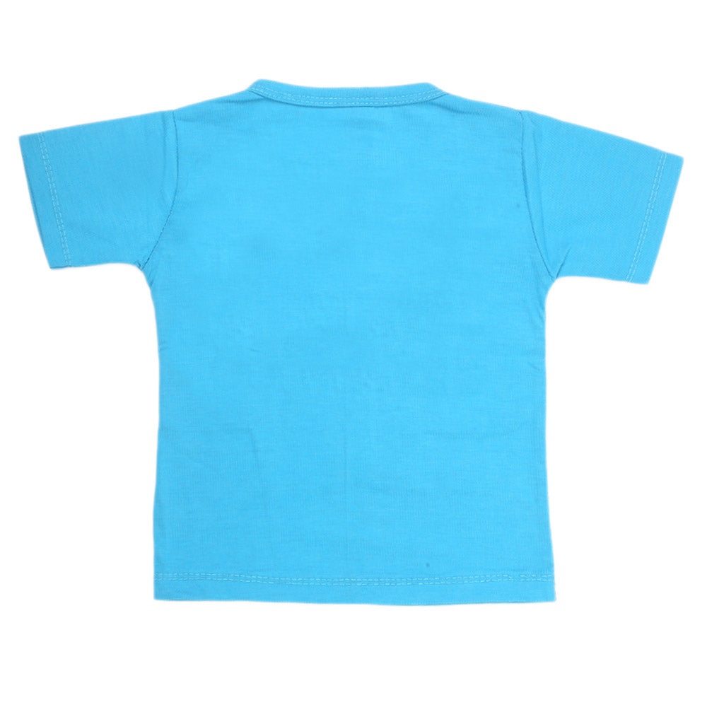 Boys Half Sleeves T-Shirt - Blue, Kids, Boys T-Shirts, Chase Value, Chase Value