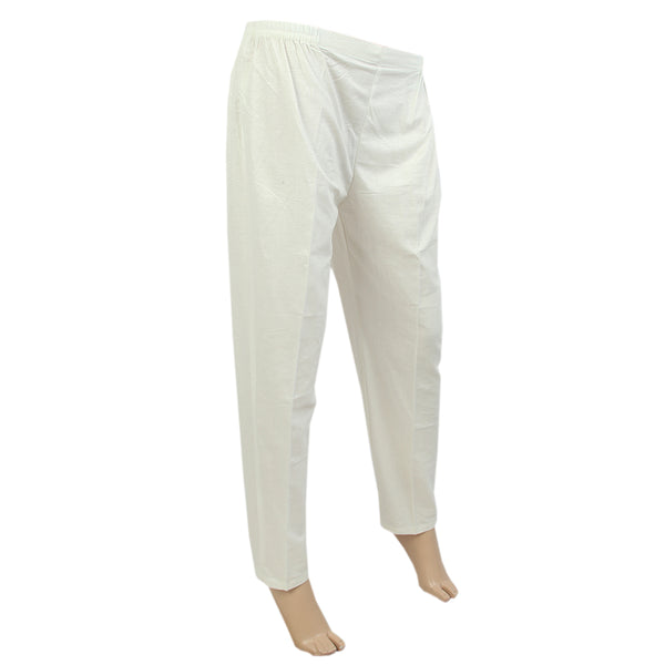 Women's Khadar Basic Trouser - Off White, Women Pants & Tights, Chase Value, Chase Value