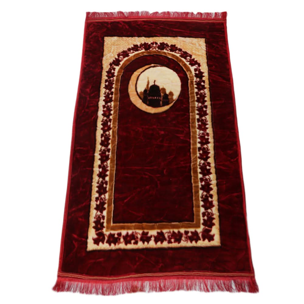 Ja-e-Namaz (Prayer Mat) - Red, Home & Lifestyle, Mats, Chase Value, Chase Value