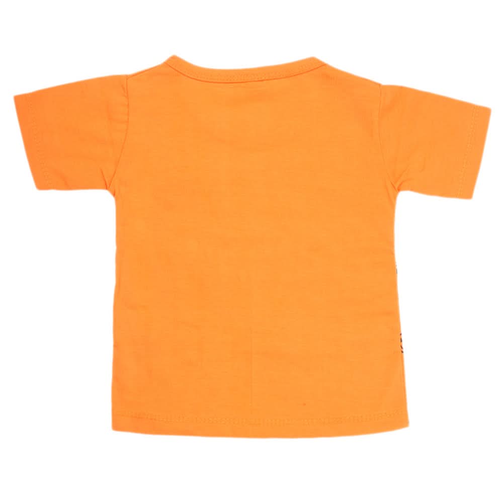 Boys Half Sleeves T-Shirt - Orange, Kids, Boys T-Shirts, Chase Value, Chase Value