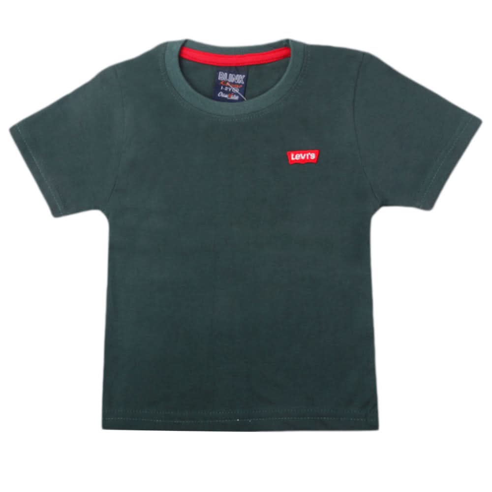 Boys Half Sleeves T-Shirt - Green, Kids, Boys T-Shirts, Chase Value, Chase Value