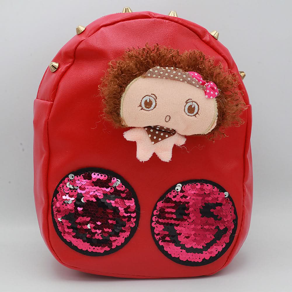 Girls Backpack 7572-A - Red, Kids, School And Laptop Bags, Chase Value, Chase Value