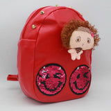 Girls Backpack 7572-A - Red, Kids, School And Laptop Bags, Chase Value, Chase Value