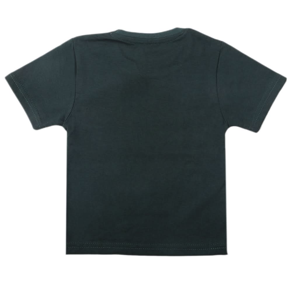 Boys Half Sleeves T-Shirt - Green, Kids, Boys T-Shirts, Chase Value, Chase Value