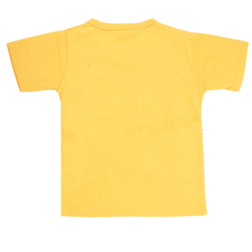 Boys Half Sleeves T-Shirt - Yellow, Kids, Boys T-Shirts, Chase Value, Chase Value