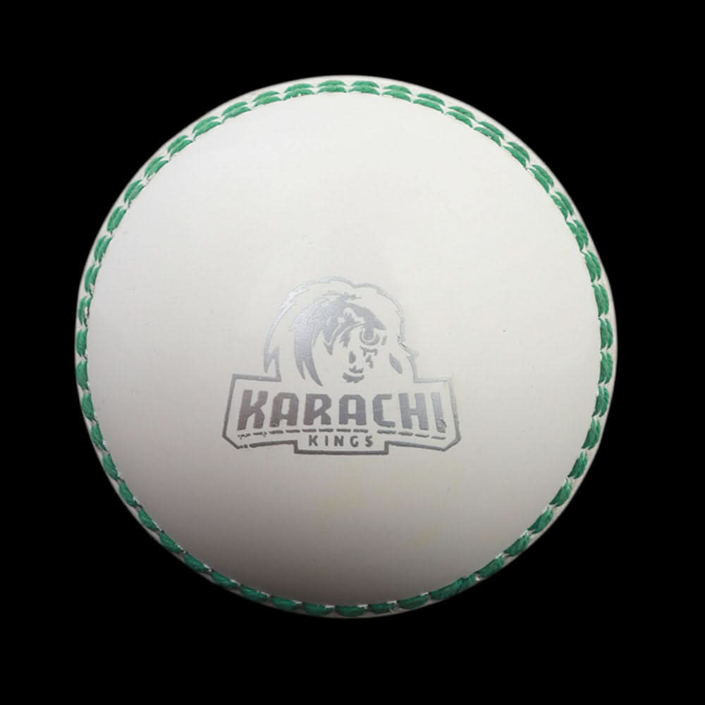 Karachi Kings Rubber Cricket Ball - White, Kids, Sports, Chase Value, Chase Value