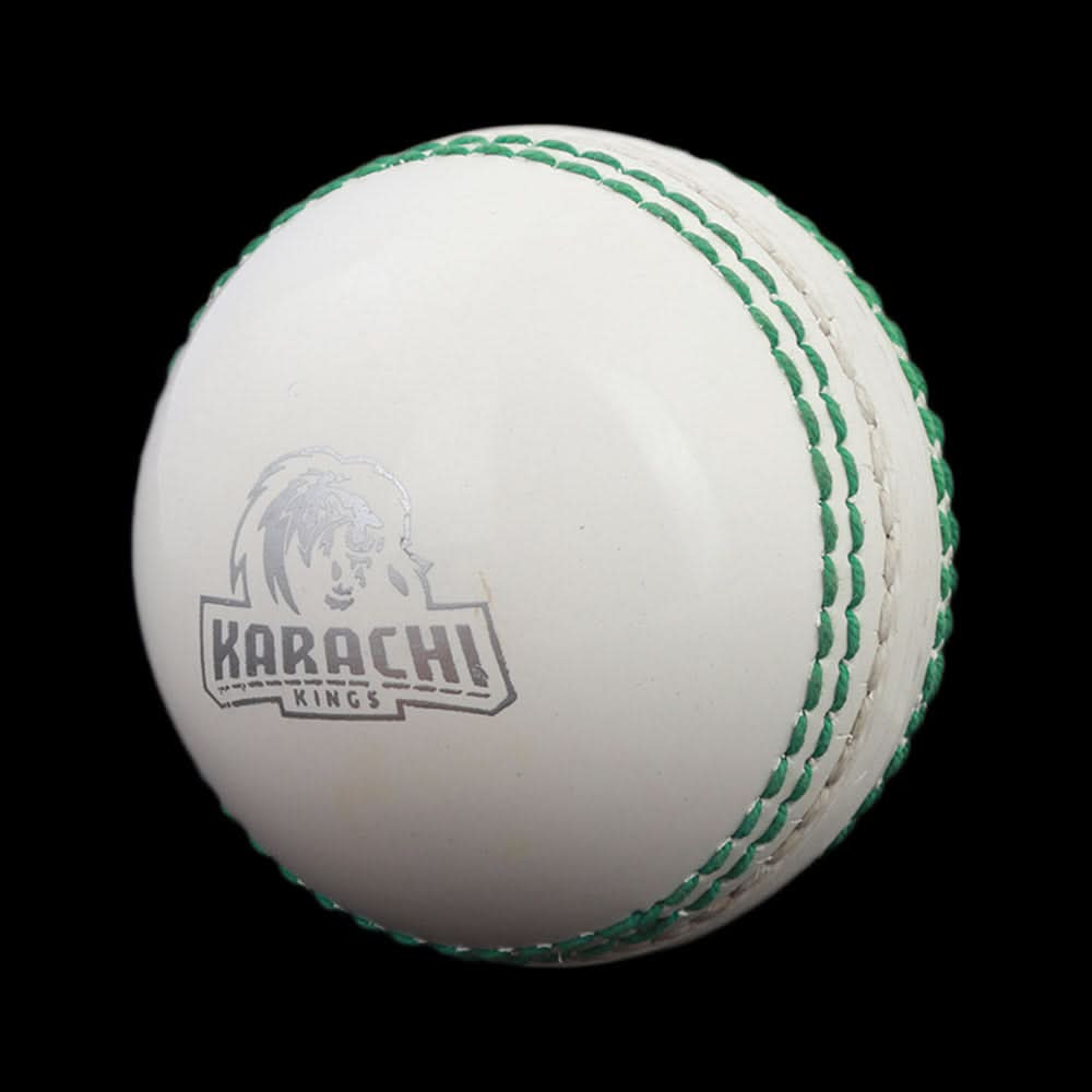 Karachi Kings Rubber Cricket Ball - White, Kids, Sports, Chase Value, Chase Value