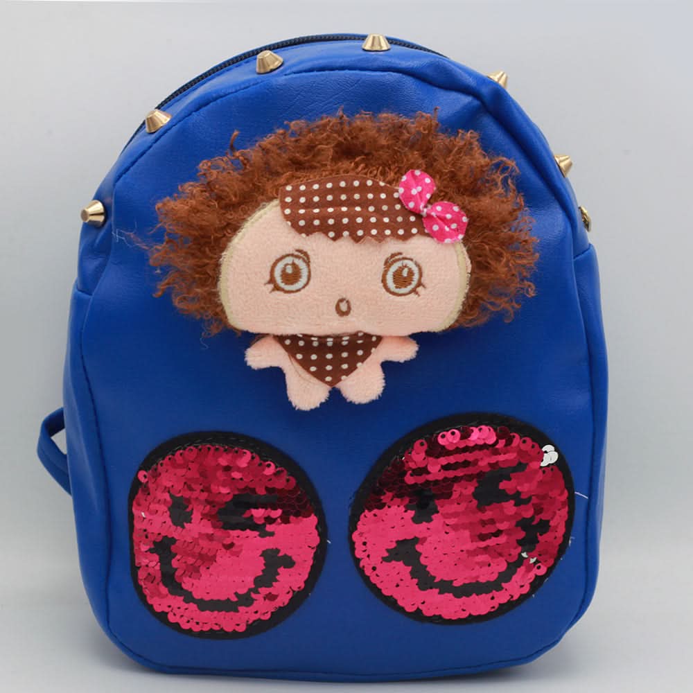 Girls Backpack 7572-A - Royal Blue, Kids, School And Laptop Bags, Chase Value, Chase Value