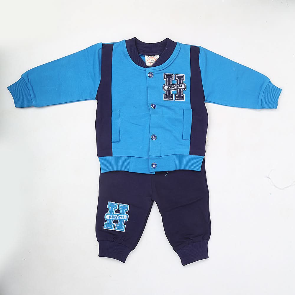 Newborn Boy Full Sleeves Suit 5131 - Blue, Kids, NB Boys Sets And Suits, Chase Value, Chase Value