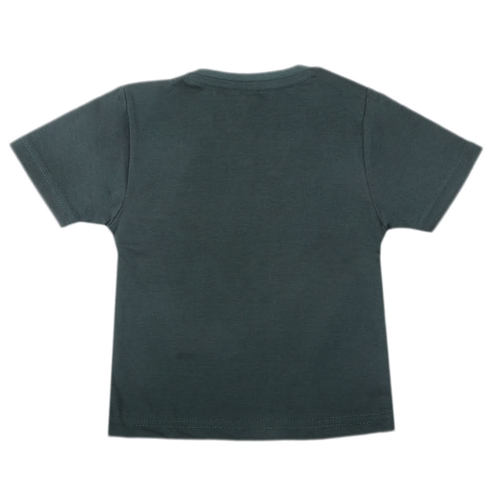Boys Half Sleeves T-Shirt - Green, Kids, Boys T-Shirts, Chase Value, Chase Value