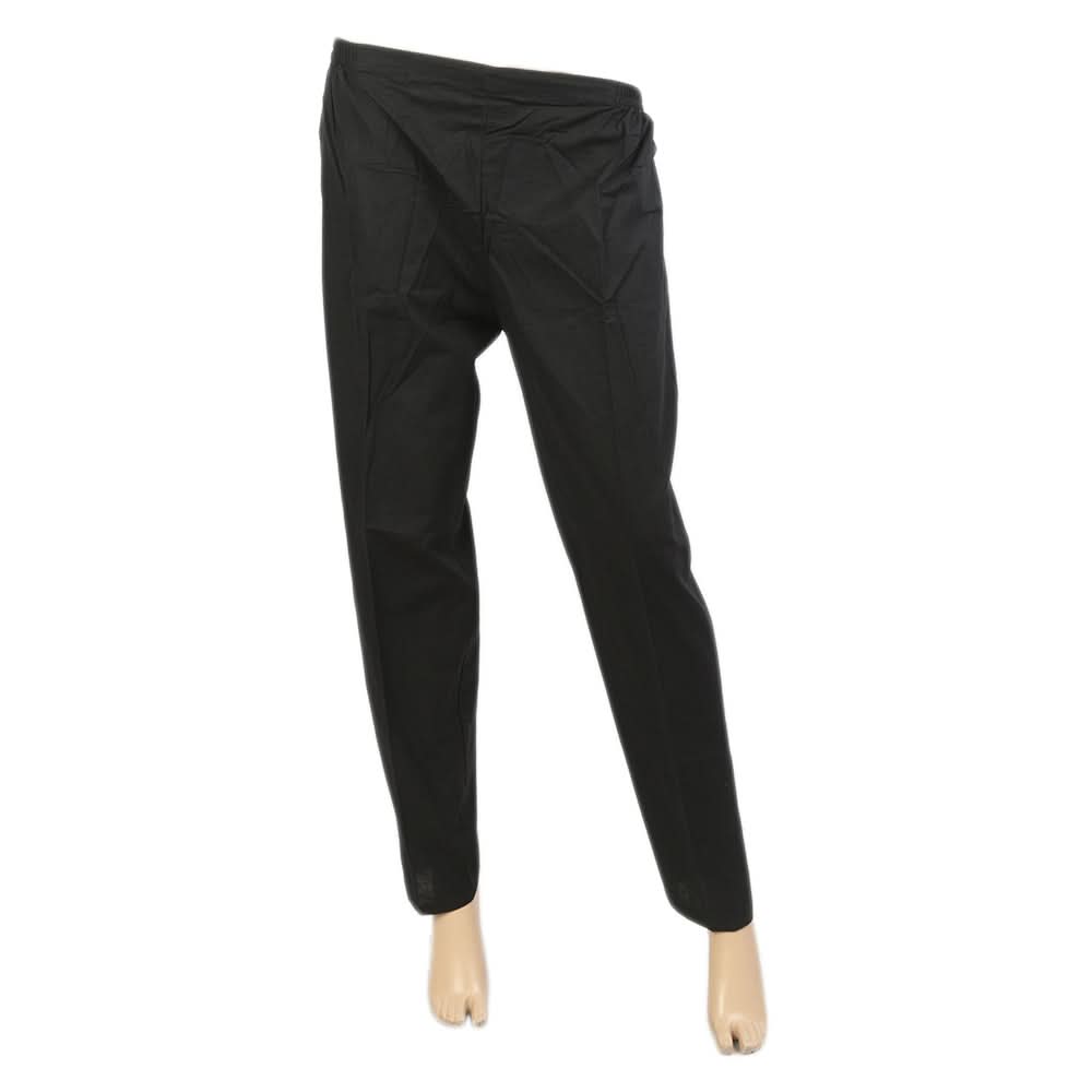 Women's Khadar Basic Trouser - Black, Women Pants & Tights, Chase Value, Chase Value