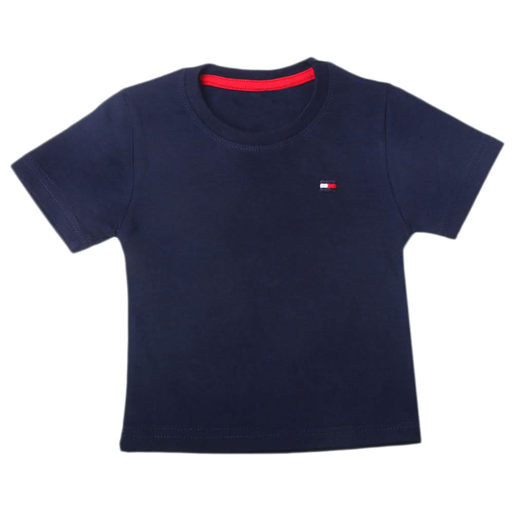 Boys Half Sleeves T-Shirt - Navy Blue, Kids, Boys T-Shirts, Chase Value, Chase Value