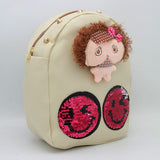 Girls Backpack 7572-A - Fawn, Kids, School And Laptop Bags, Chase Value, Chase Value