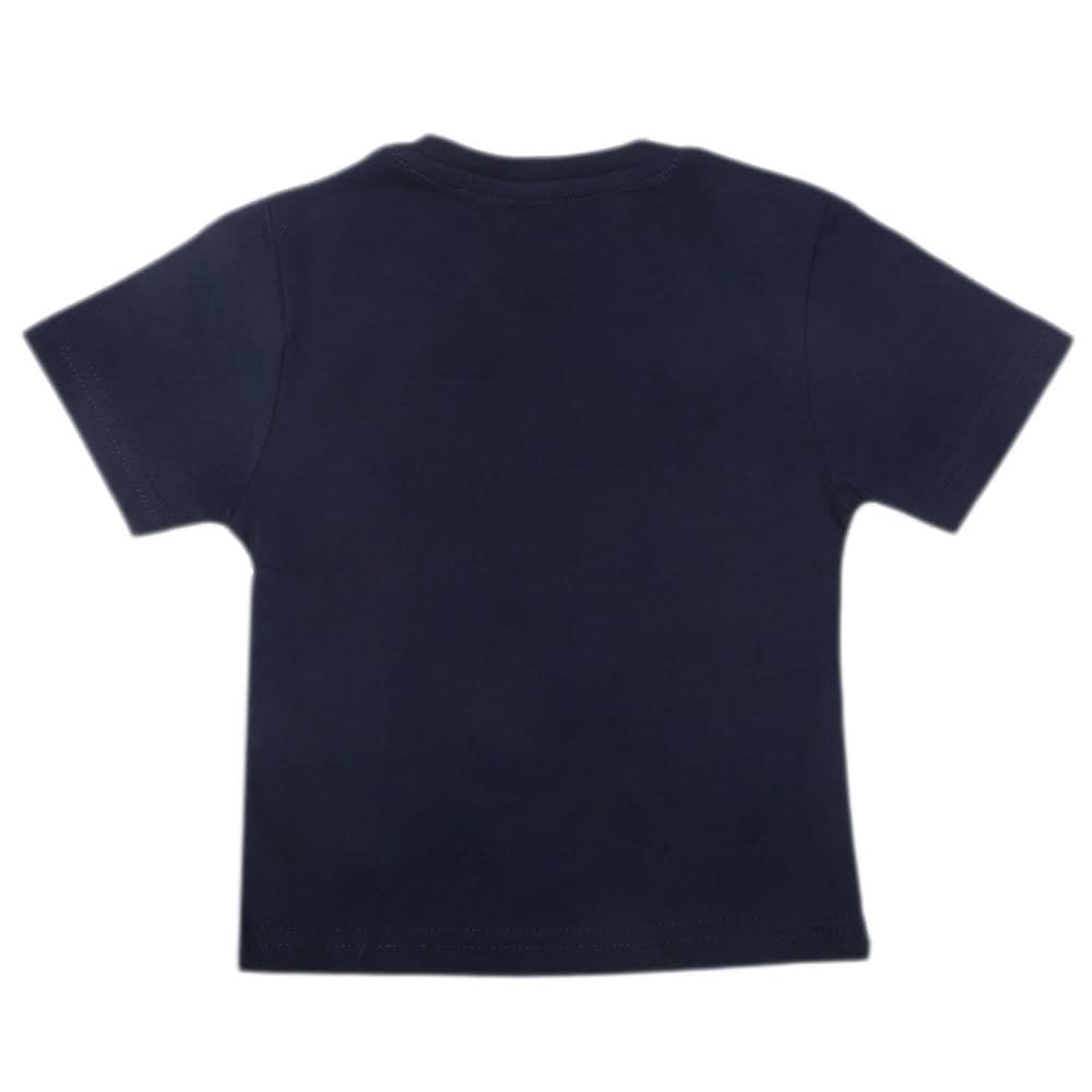 Boys Half Sleeves T-Shirt - Navy Blue, Kids, Boys T-Shirts, Chase Value, Chase Value