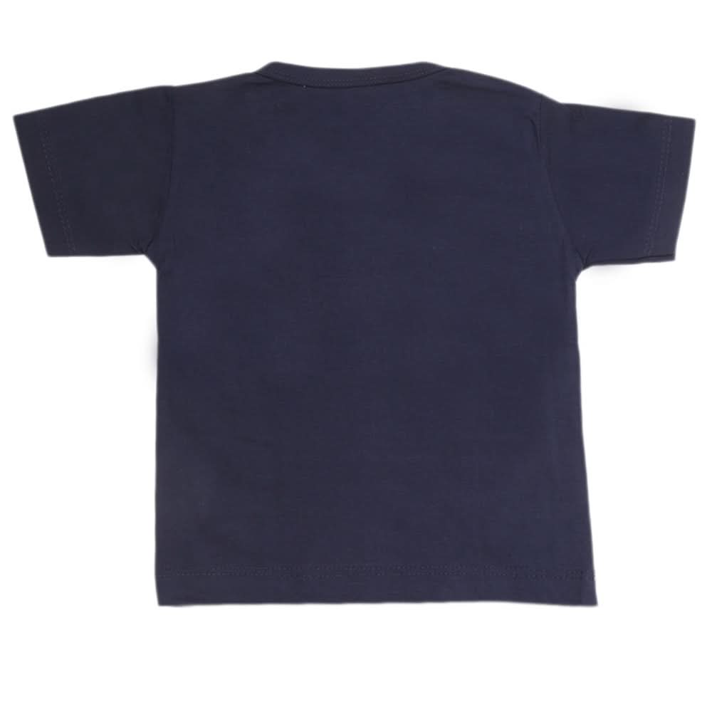 Boys Half Sleeves T-Shirt - Navy Blue, Kids, Boys T-Shirts, Chase Value, Chase Value
