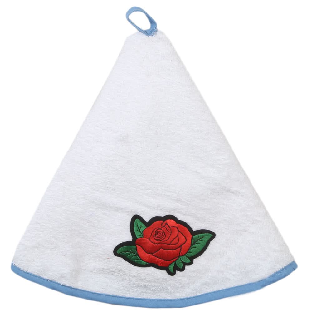 Hanging Round Towel 22x22 - White, Home & Lifestyle, Kitchen Towels, Chase Value, Chase Value