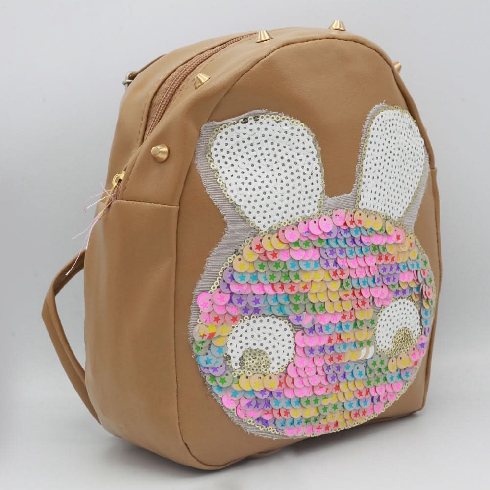 Girls Backpack 7572C - Beige, Kids, Kids Bags, Chase Value, Chase Value
