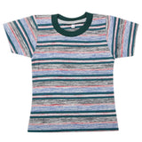 Boys Yarn Dyed Half Sleeves T-Shirt - Multi, Kids, Boys T-Shirts, Chase Value, Chase Value