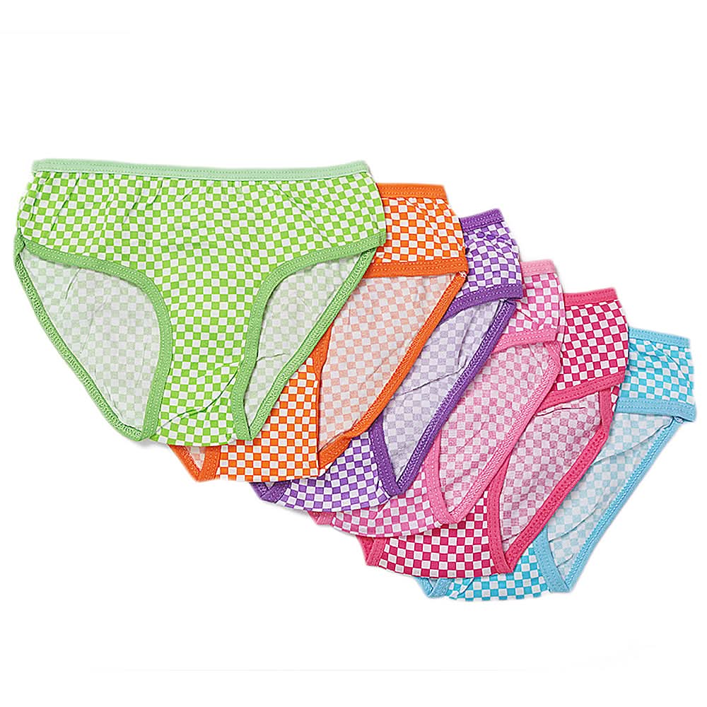 Girl's Panty 6 Pcs - C, Kids, Panties And Briefs, Chase Value, Chase Value